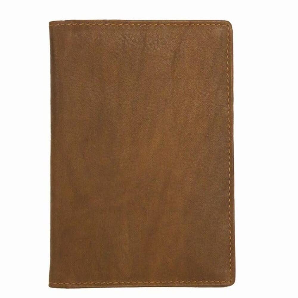 Leather RFID Passport Wallet | Bronze